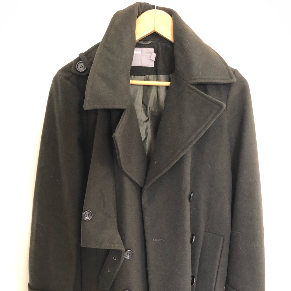 ASOS Olive Wool Coat